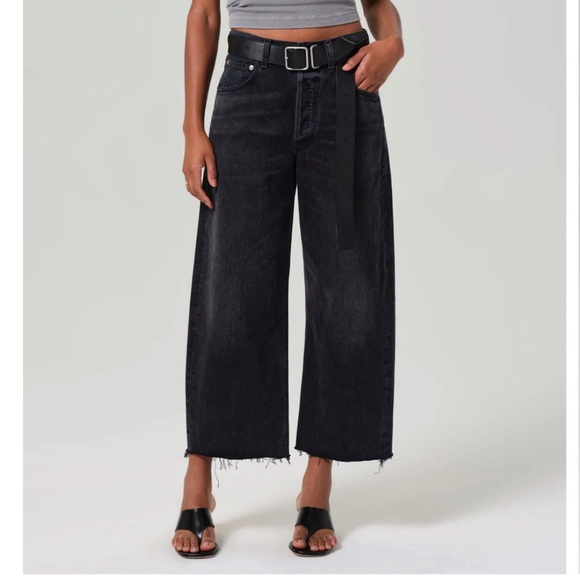 Citizens Of Humanity Ayla Raw Hem Crop in Bronson
